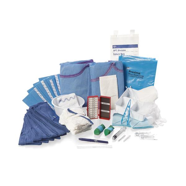 Tray Set-Up Minor I Plus With Gauze/10mL Syringe Luer Lock LF 4/Ca